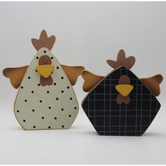 Set of Fall Wooden Thanksgiving Turkey's - Picture 1 of 12
